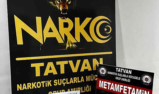 Bitlis'te metamfetamin ve silah ele geçirildi