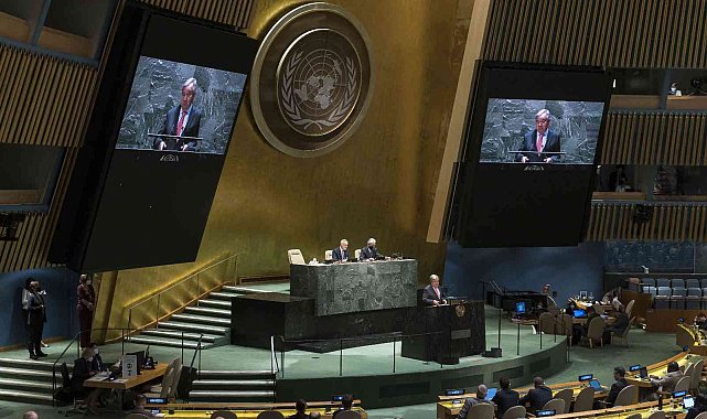 BM Genel Sekreteri Guterres: " Türkiye'ye liderliği için minnettarım"