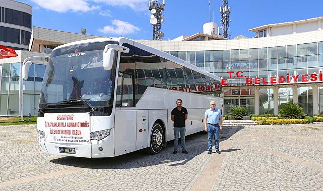 Burhaniye'de araç filosuna bir otobüs eklendi