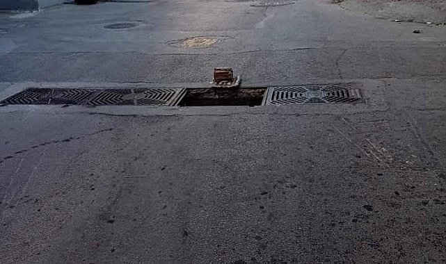 Bursa'da mazgal hırsızlığı