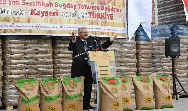 Büyükkılıç'ın tarım ve hayvancılık projeleri meyvelerini veriyor