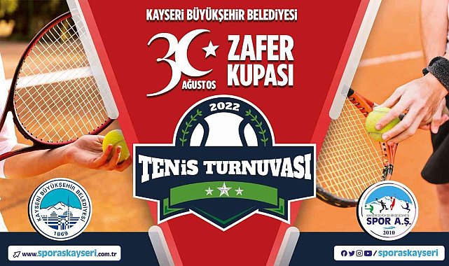Büyükşehir Spor A.Ş.'den 30 Ağustos Zafer Kupası Tenis Turnuvası