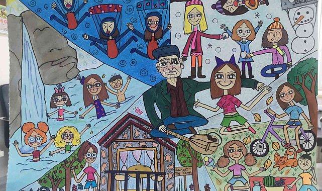 Çameli'nin dört mevsimi en iyi anlatan resimler belli oldu