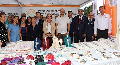 Çamlıyayla İğne Oyası Festivali başladı