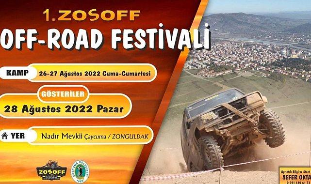 Çaycuma'da ilk kez bir "Offroad Şenliği" gerçekleşecek
