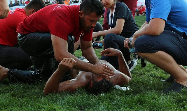 Cerrahi Hastanesi'nden yağlı güreşe sağlık desteği