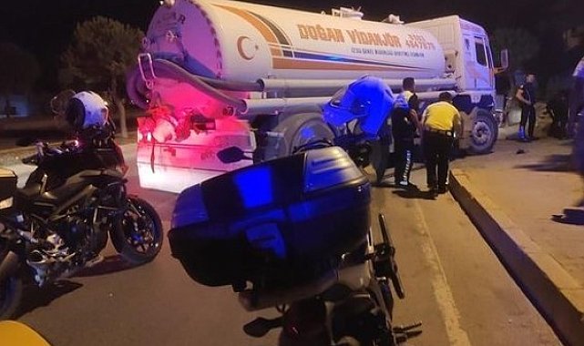 Çeşme'deki kazada motosikletli kurye hayatını kaybetti