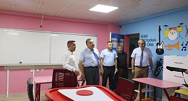 Cizre'de okullarda inceleme yapıldı