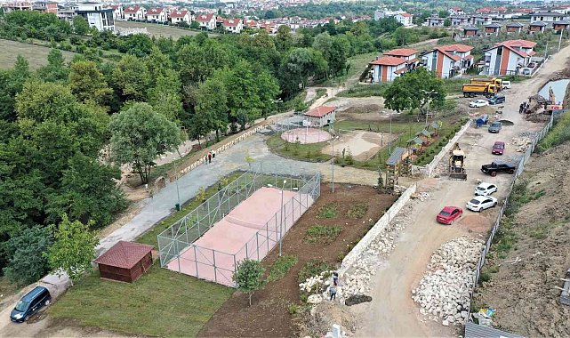 Damlar Vadisi Millet Bahçesi'nde sona yaklaşılıyor