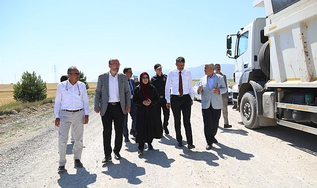 Dedik yolunda altyapı tamamlandı