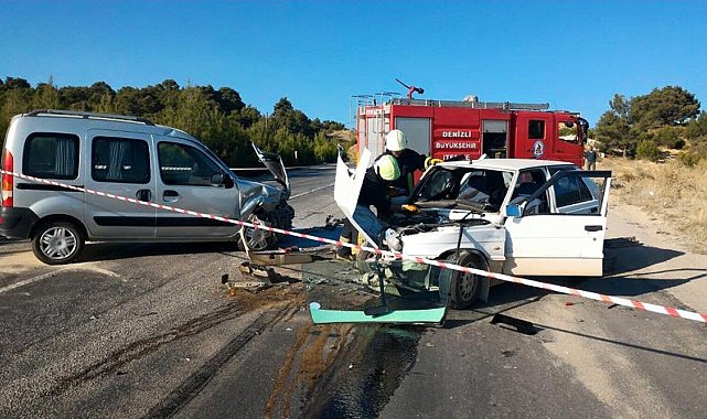 Denizli'de son 1 haftada 151 trafik kazası meydana geldi