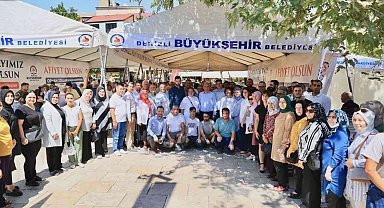Denizlililer geleneksel aşure hayrında buluştu