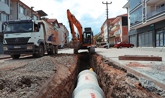 Dilmen ve Hacıoğlu Mahallesi'nin altyapısı geleceğe hazırlanıyor
