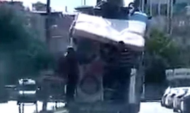 Diyarbakır'da akıl almaz yolculuk