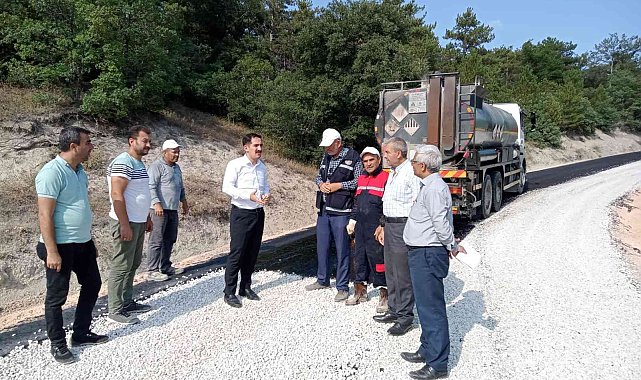 Domaniç'te Şehit Saru Batu Savcı Bey yolu yapıldı