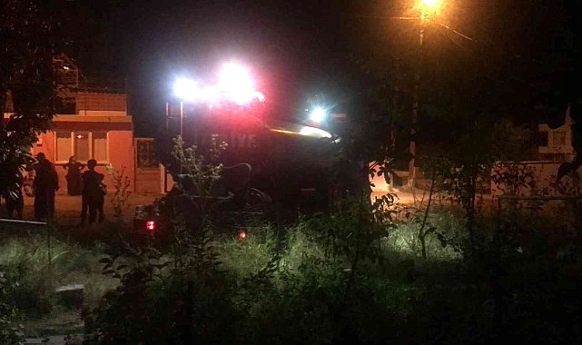 Edirne'de bomba gibi patlayan tüp nedeniyle mahalleli ayağa kalktı