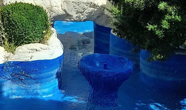 Elazığ Belediyesinden süs havuzları temizliği