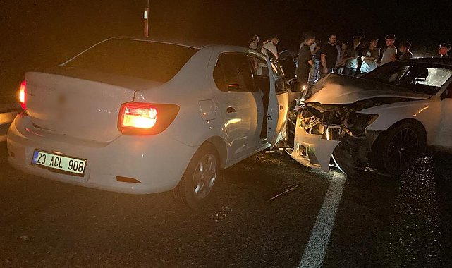 Elazığ'da trafik kazası: 4 yaralı