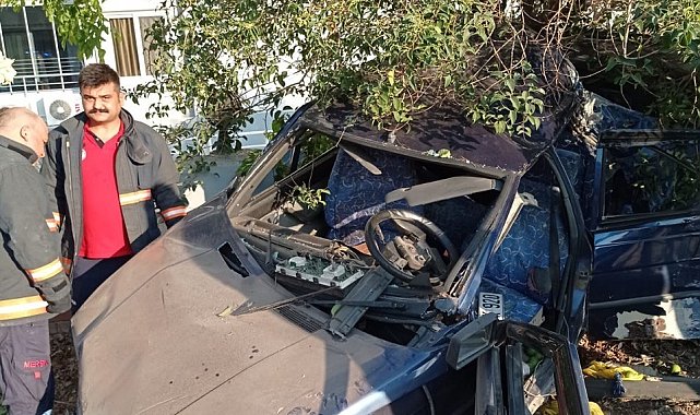 Erdemli'de trafik kazası: 2 yaralı