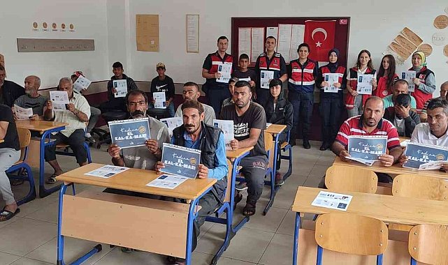 Erkek işçilere 'kadına el kalkamaz' mottosu anlatıldı