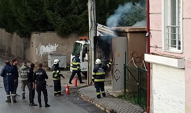 Eskişehir'de trafoda yangın