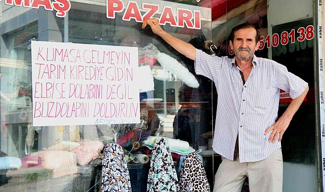 Esnaftan Karadeniz fıkrası gibi yazı: "Elbise dolabını değil, buzdolabını doldurun"