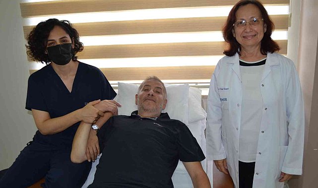 Felç geçiren hasta Fizyomer'de 1 ayda ayağa kalktı