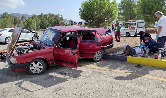 Fethiye'de trafik kazası: 5 yaralı