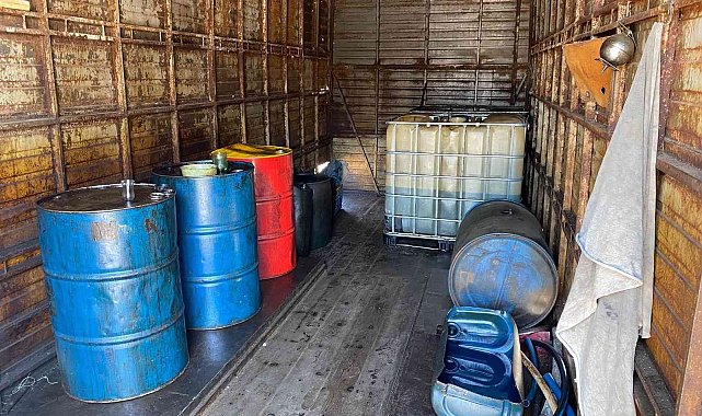 Gaziantep'te 600 litre kaçak akaryakıt ele geçirildi