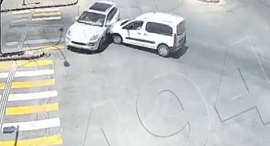 Gaziantep'teki feci trafik kazaları kameralara yansıdı