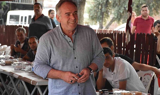 Germencik Belediye Başkanı Öndeş sanayi sitesi esnafı ile kahvaltıda buluştu