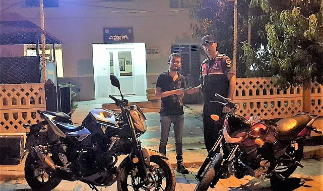 Gönen'den 2 motosiklet çalan şüphelileri jandarma yakaladı