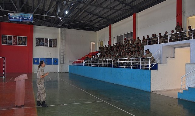Güvenlik korucularına kadına şiddetle mücadele ve farkındalık semineri