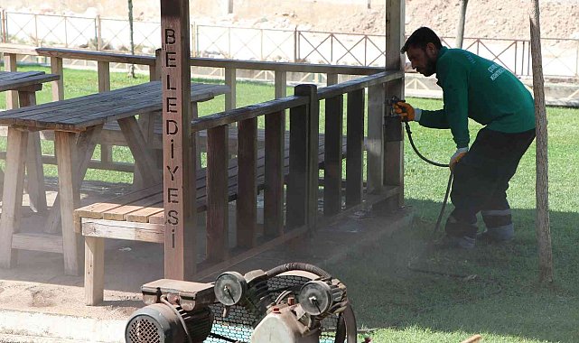 Haliliye'de park yapım çalışmaları sürüyor