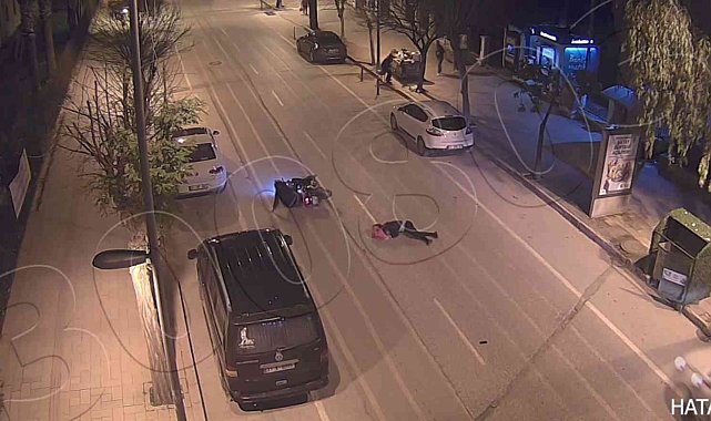Hatay'da trafik kazaları kamerada
