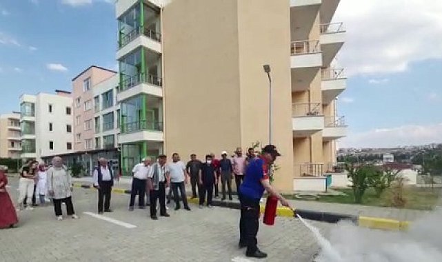 Huzur evlerinde doğal afet tatbikatları düzenlendi