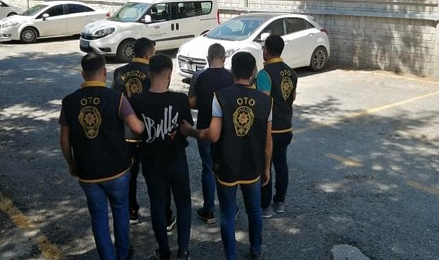 İnşaatta malzeme çalan 4 zanlı tutuklandı