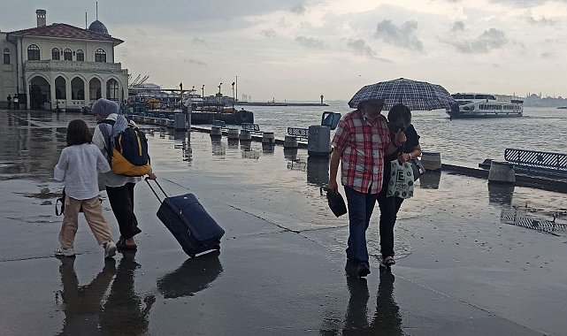 İstanbul Anadolu Yakası'nda yağışlar başladı