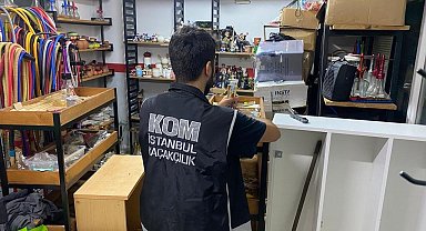 İstanbul'da kaçak nargile tütünü operasyonu: 7,3 ton ele geçirildi