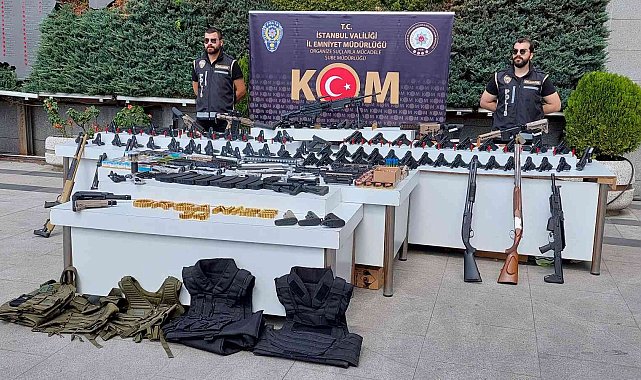 İstanbul'da suç örgütlerine silah temin eden kişilere operasyon