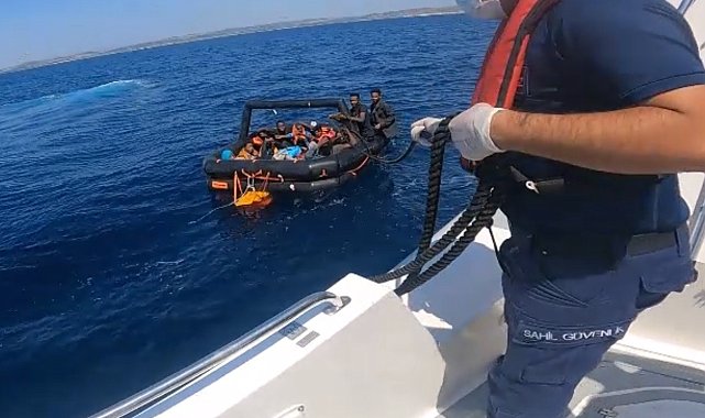 İzmir açıklarında düzensiz göçmen hareketliliği