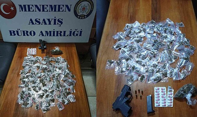İzmir'de oto yıkamacıya uyuşturucu operasyonu: 2 gözaltı