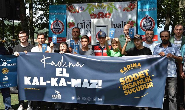 Jandarmadan festivalde kadına şiddete hayır farkındalığı