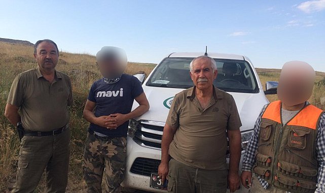 Kaçak bıldırcın avına suçüstü