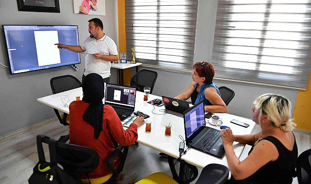Kadın ve Çocuk Bilim, Teknoloji Atölyesinde 'photoshop' eğitimi başladı