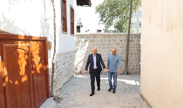 Kahramanmaraş'ta konak ve sokak yenileme çalışmaları