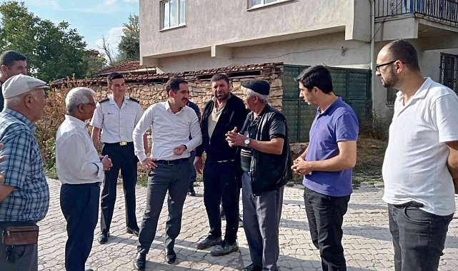 Kaymakam İpek, selden zarar gören Muratlı köyünde incelemelerde bulundu