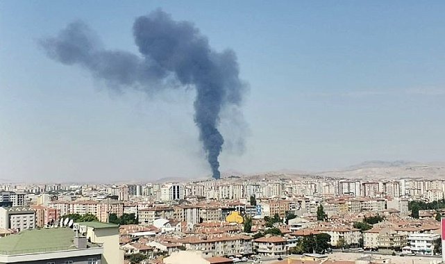 Kayseri Şeker Fabrikası'nda korkutan yangın