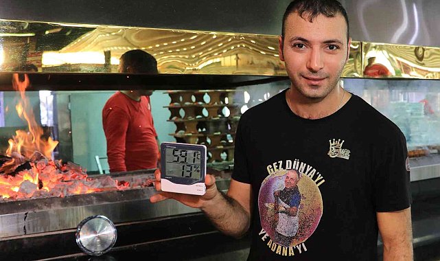 Kebapçıların sıcakla imtihanı