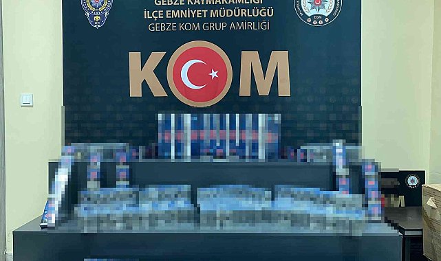 Kocaeli'de bir araçta 780 paket kaçak sigara ele geçirildi